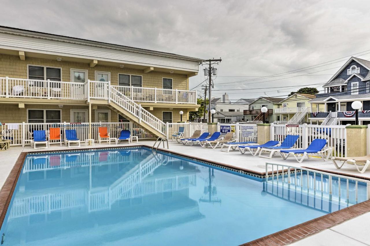 North Wildwood Condo With Pool, Walk To Boardwalk! Экстерьер фото